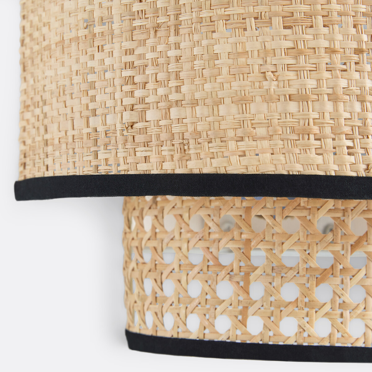 Applique double en cannage et raphia, Dolkie naturel, LA REDOUTE INTERIEURS