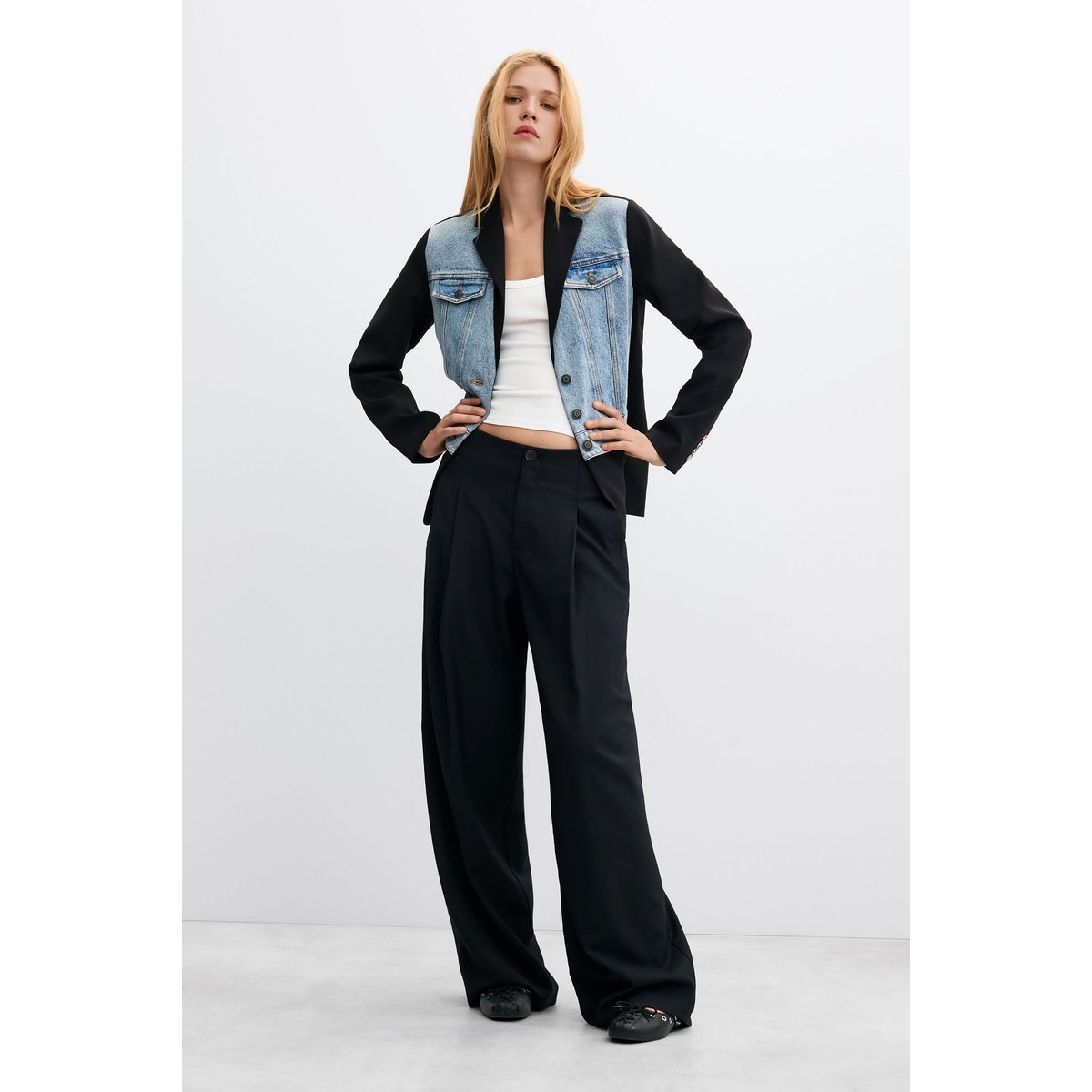 Veste combinée noir, DESIGUAL