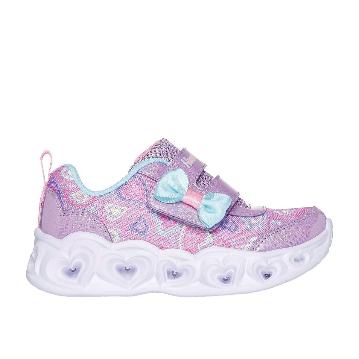 Baskets lumineuses Heart Lights - Boogie Land lavande, SKECHERS