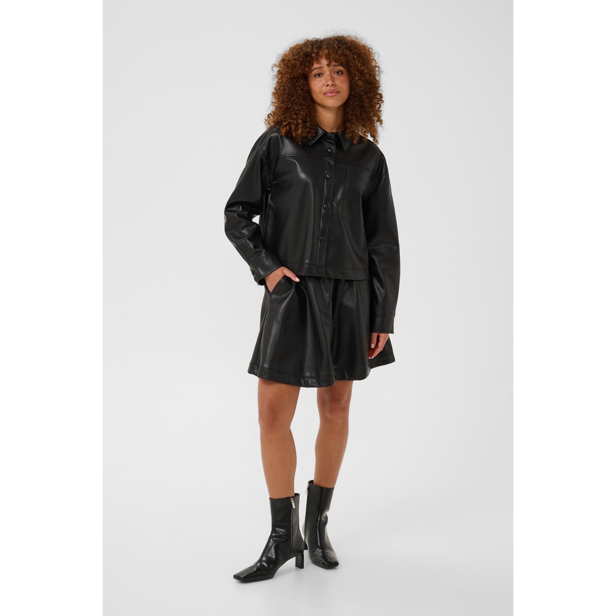 Chemise à manches longues noir black deep, KAFFE