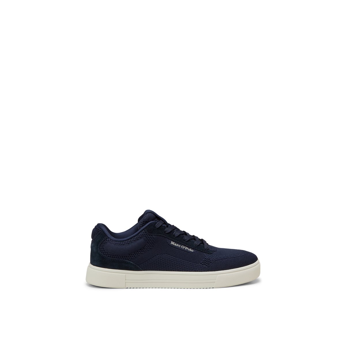 Sneaker modèle Jonas en matériau recyclé bleu foncé, MARC O'POLO