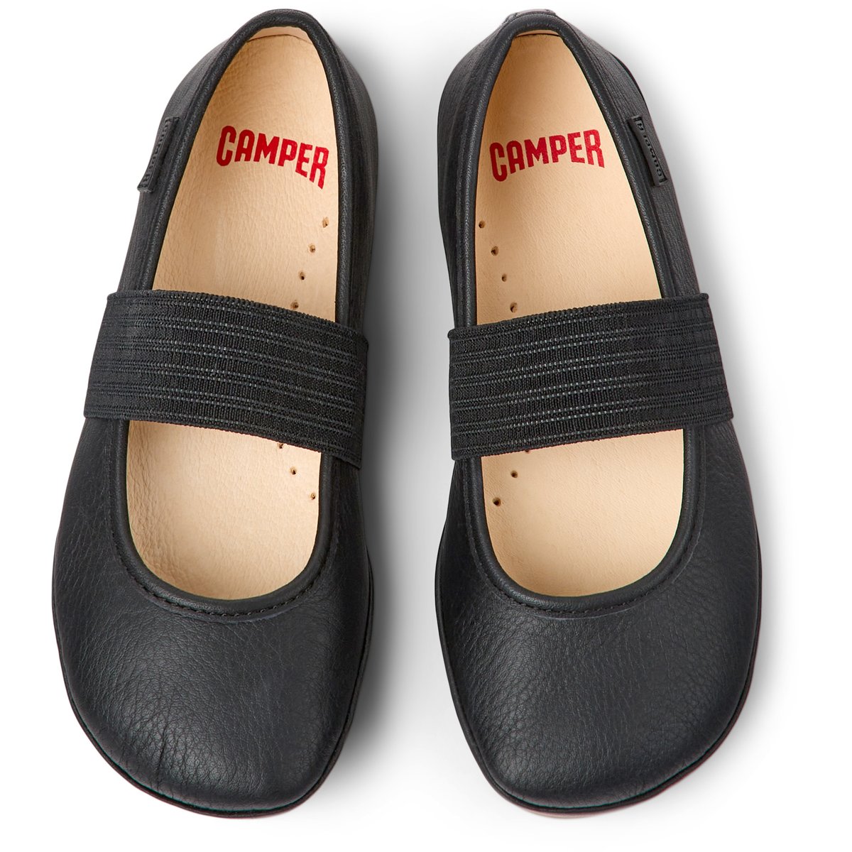 Ballerines Cuir Right noir, CAMPER