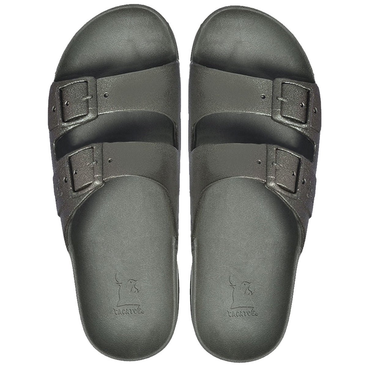 Sandales plates Enfant BALEIA kaki foncé, CACATOES