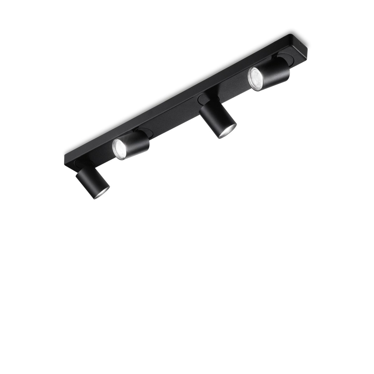 Plafonnier RUDY noir, IDEAL LUX