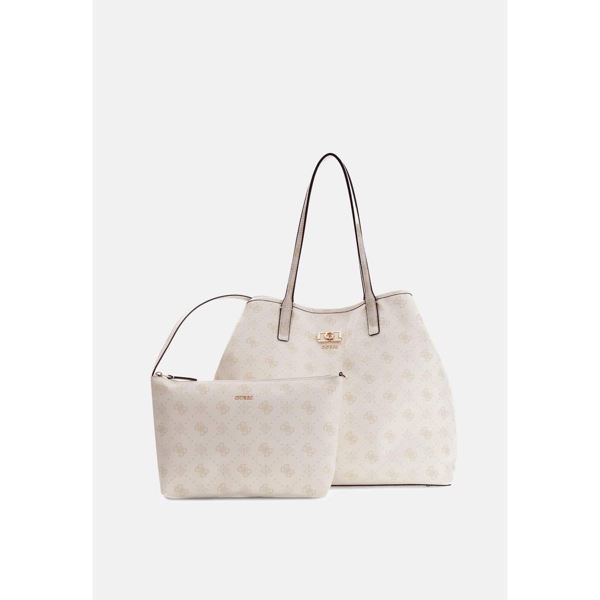Sac Tote Avec Logo Emelie blanc, GUESS