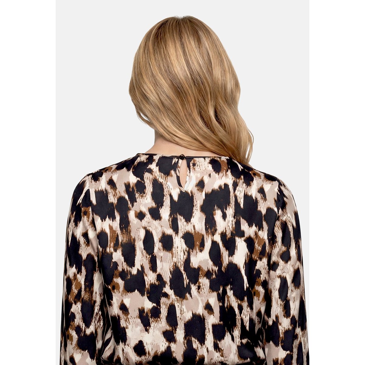 Tunique à manches longues beige/noir, BETTY BARCLAY