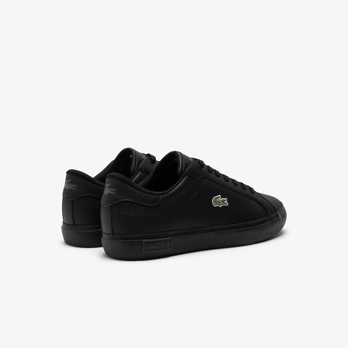 Baskets basses Powercourt noir, LACOSTE