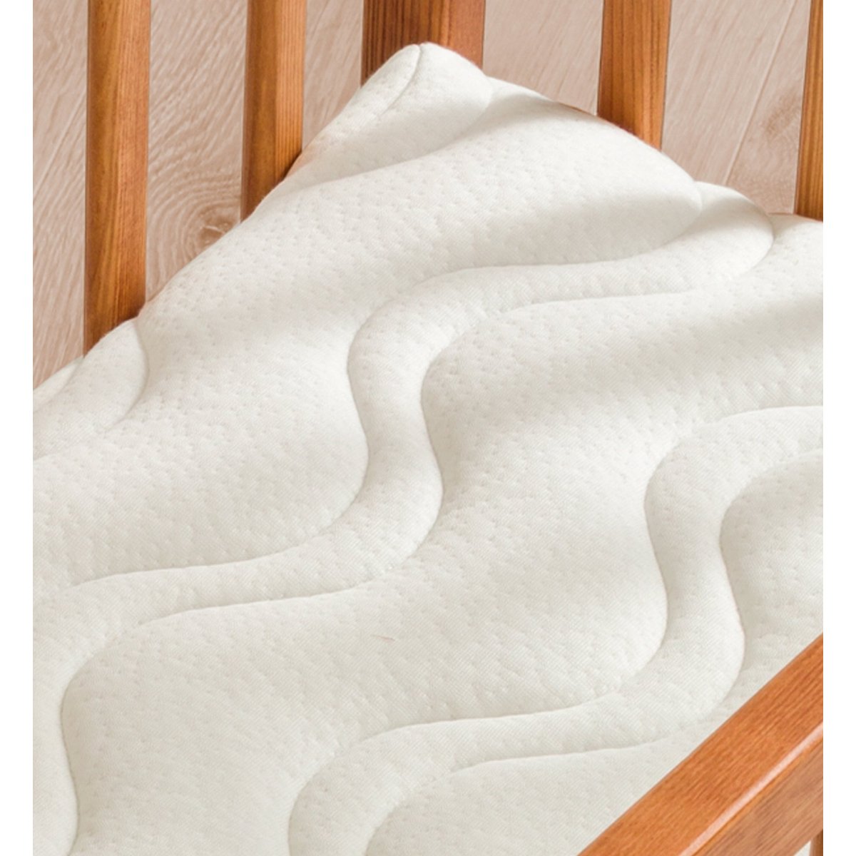 Housse de matelas berceau/landau, épaisseur 5cm - ALOE R blanc, KADOLIS