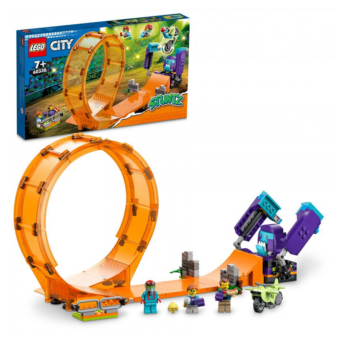 60338 Le looping du chimpanzé cogneur ® City multicolore, LEGO