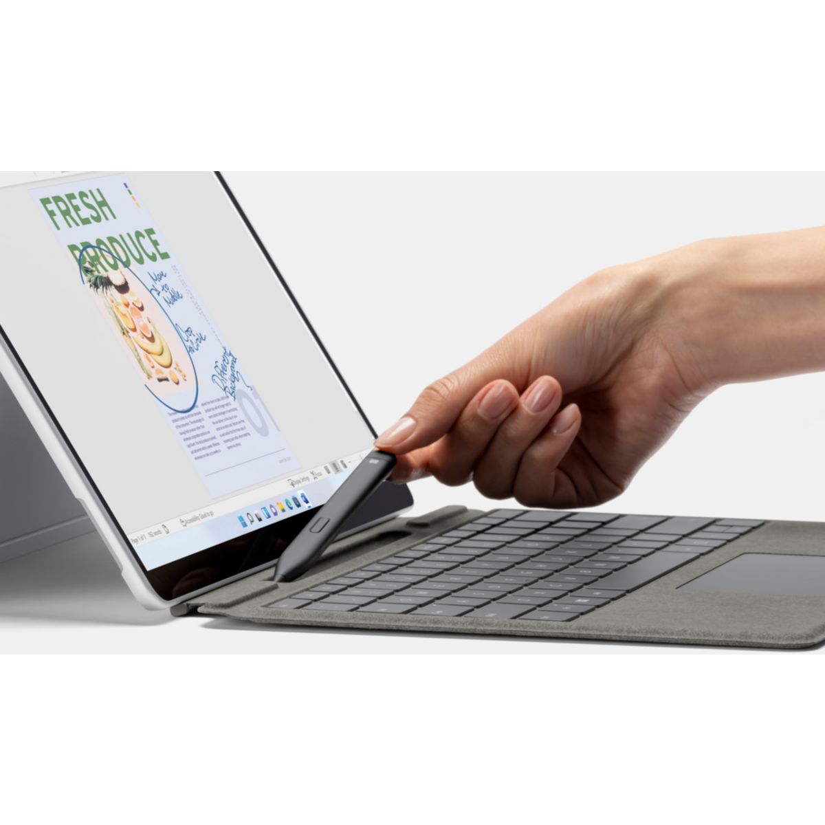 Stylet Surface Slim Pen 2 noir couleur unique, MICROSOFT