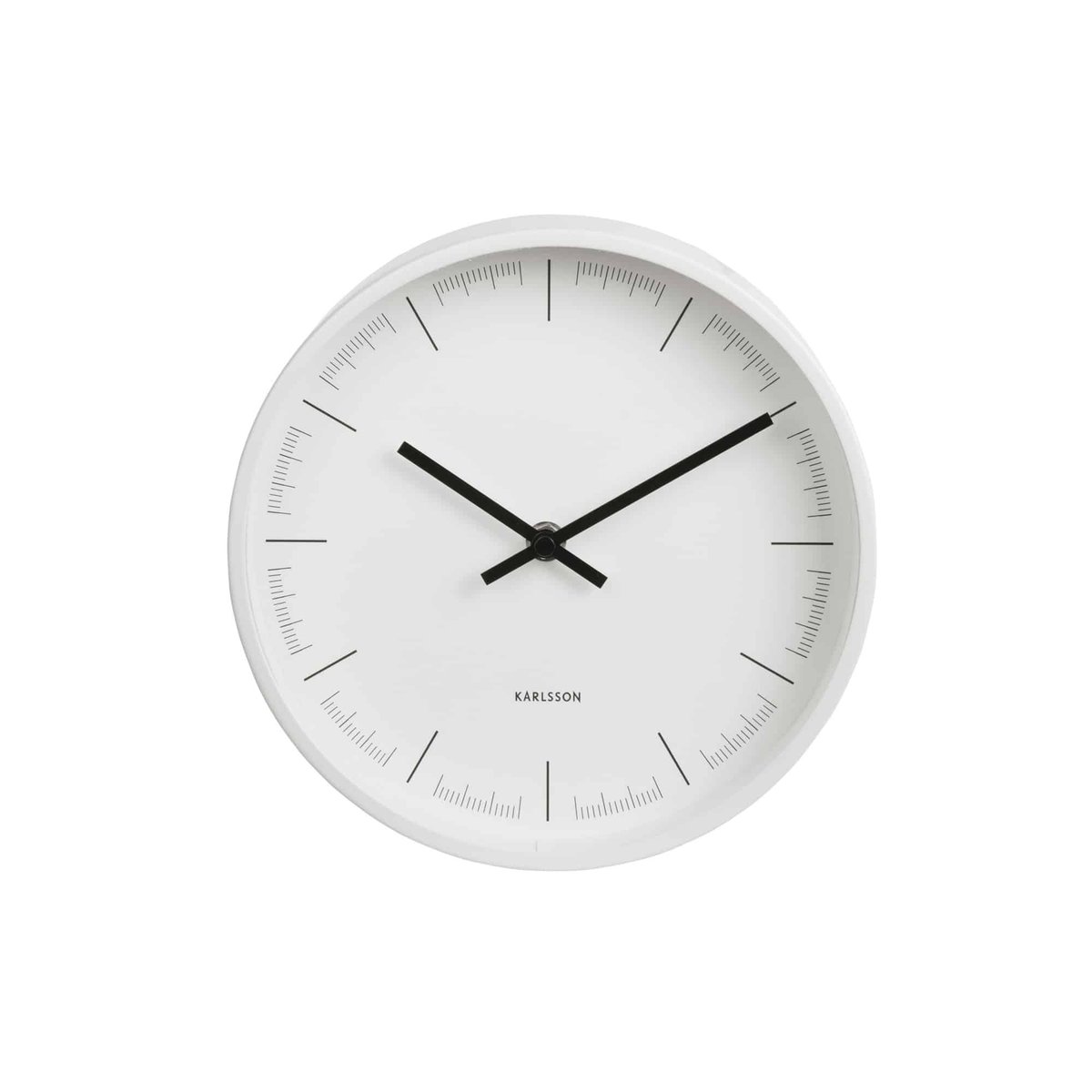 Horloge Murale Métal ODENSE DEEP blanc, KARLSSON