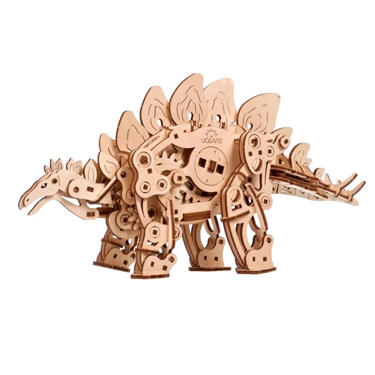 Puzzle 3D Stégosaure beige, UGEARS