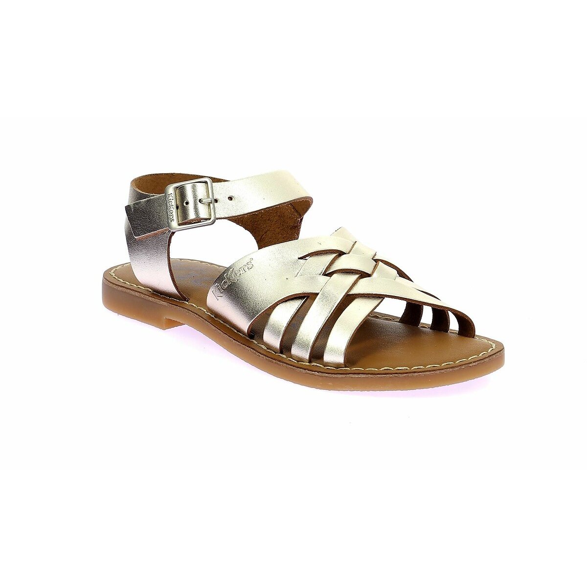 Kick Ladora Leather Sandals gold-coloured, KICKERS