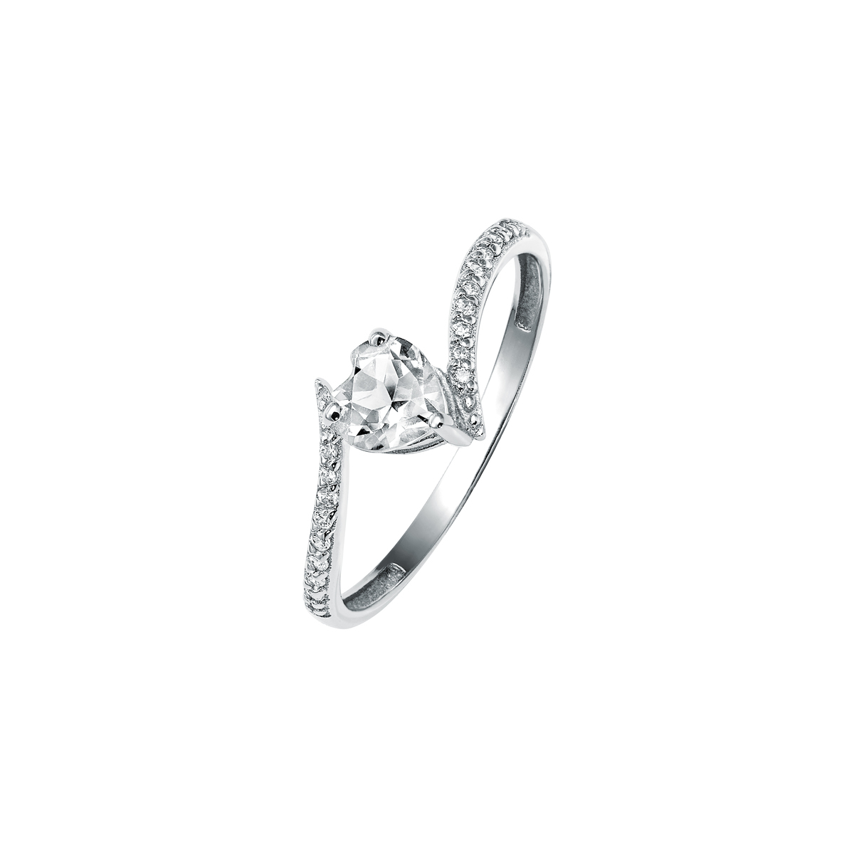 Bague en or blanc 375 OXYDE argent, BLUESPIRIT