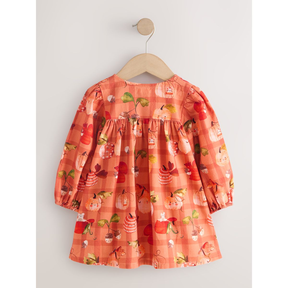 Robe à manches longues et motif personnage 3d imprimé automne orange, NEXT