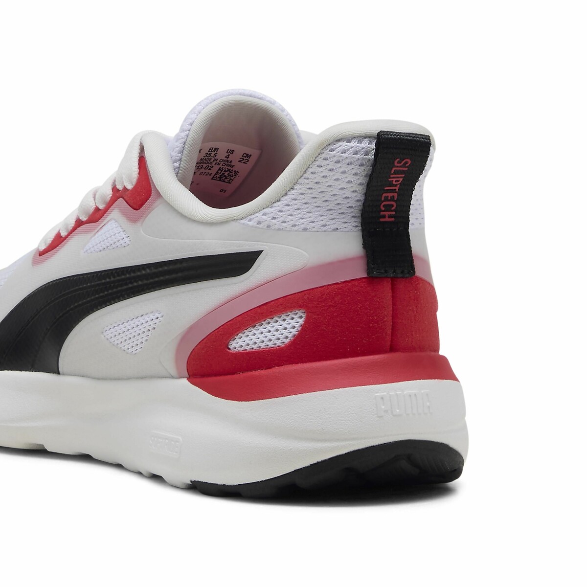 Sneakers Softride Cosmic Street Sliptech wit/zwart/rood, PUMA