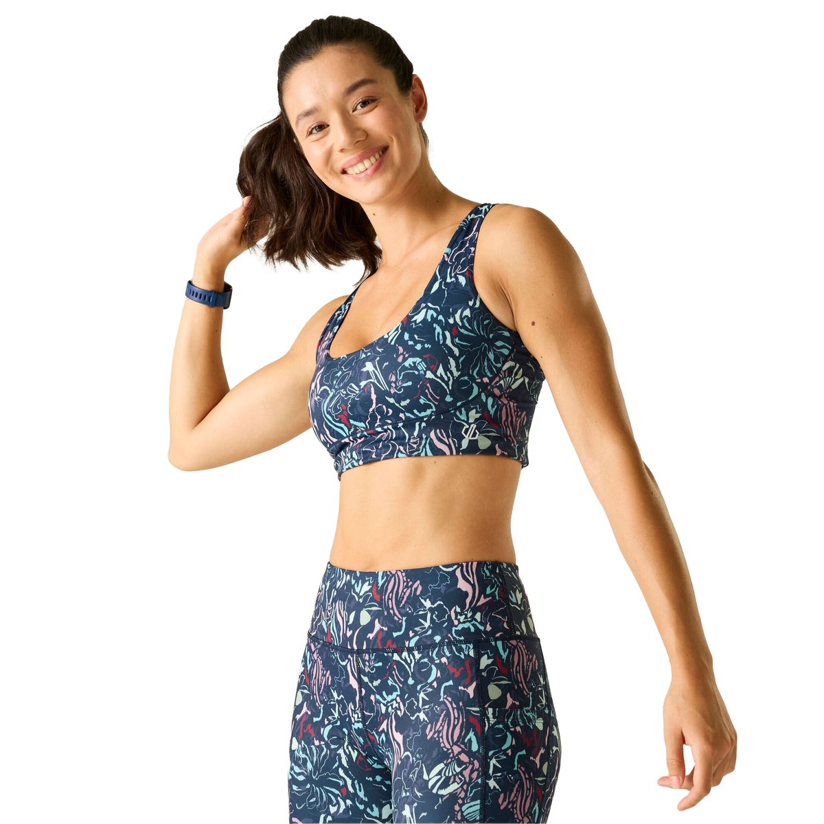 Brassière de sport motif/style imprimé INFLUENTIAL multicolore, DARE 2B