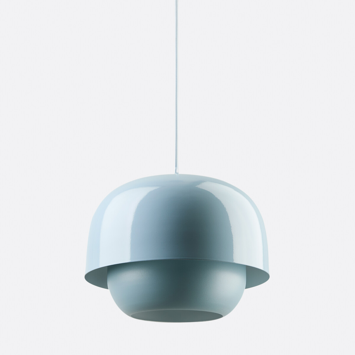 Suspension en métal fer coloré Ø21,4 cm, Kinoko bleu ciel, LA REDOUTE INTERIEURS