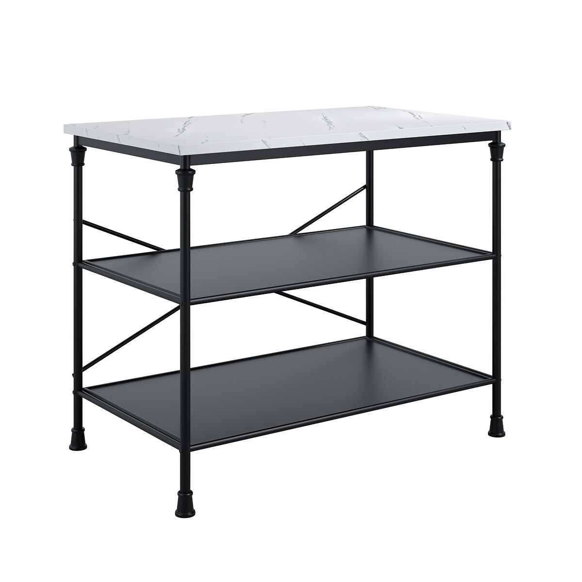 Valentina Marble Kitchen Console white marble, ÉDITÉ