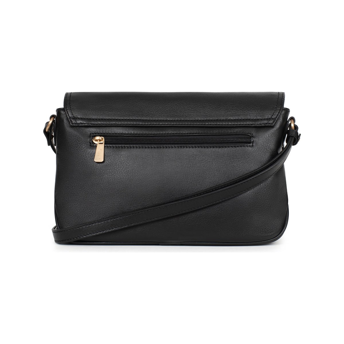 Sac porté travers  TAIMA noir, HEXAGONA