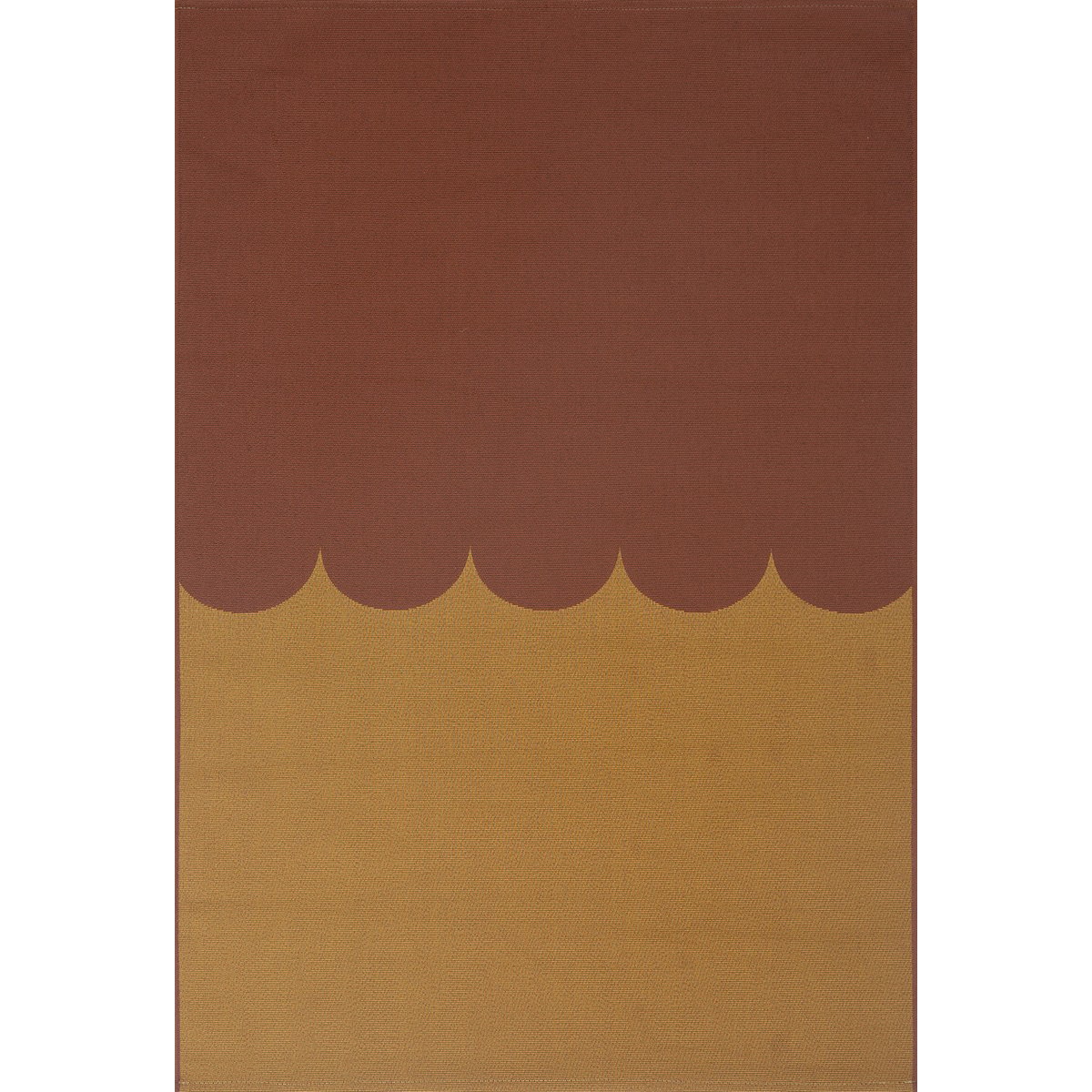 Tapis extérieur moderne bicolore RIVIERA marron, NAZAR RUGS