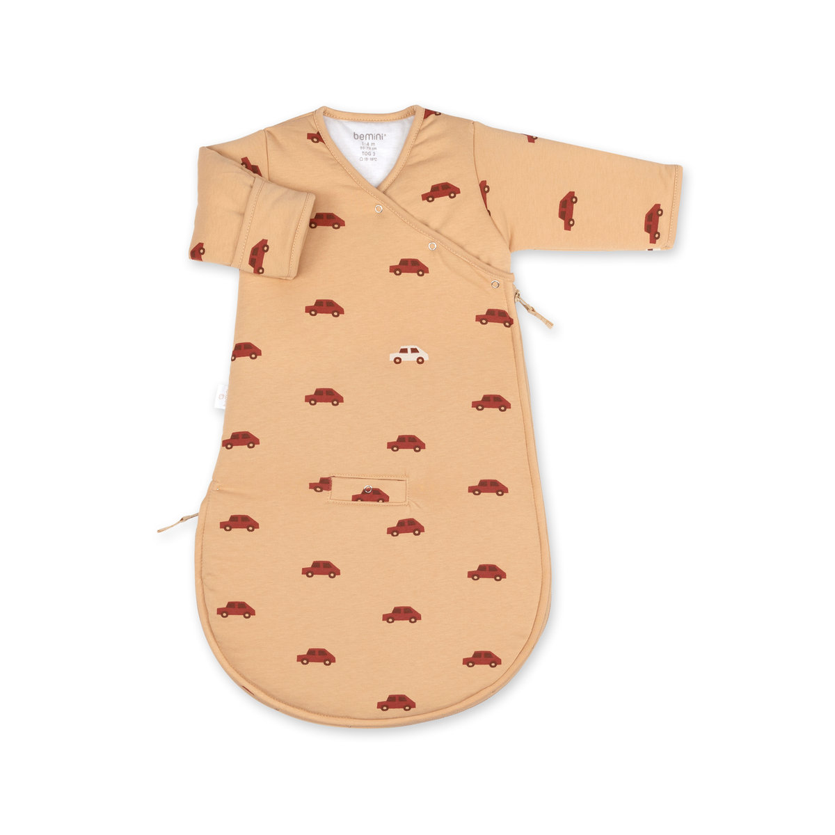 Gigoteuse avec moufles hiver - TOG 3 Cocon bien chaud mario biscotte, BEMINI