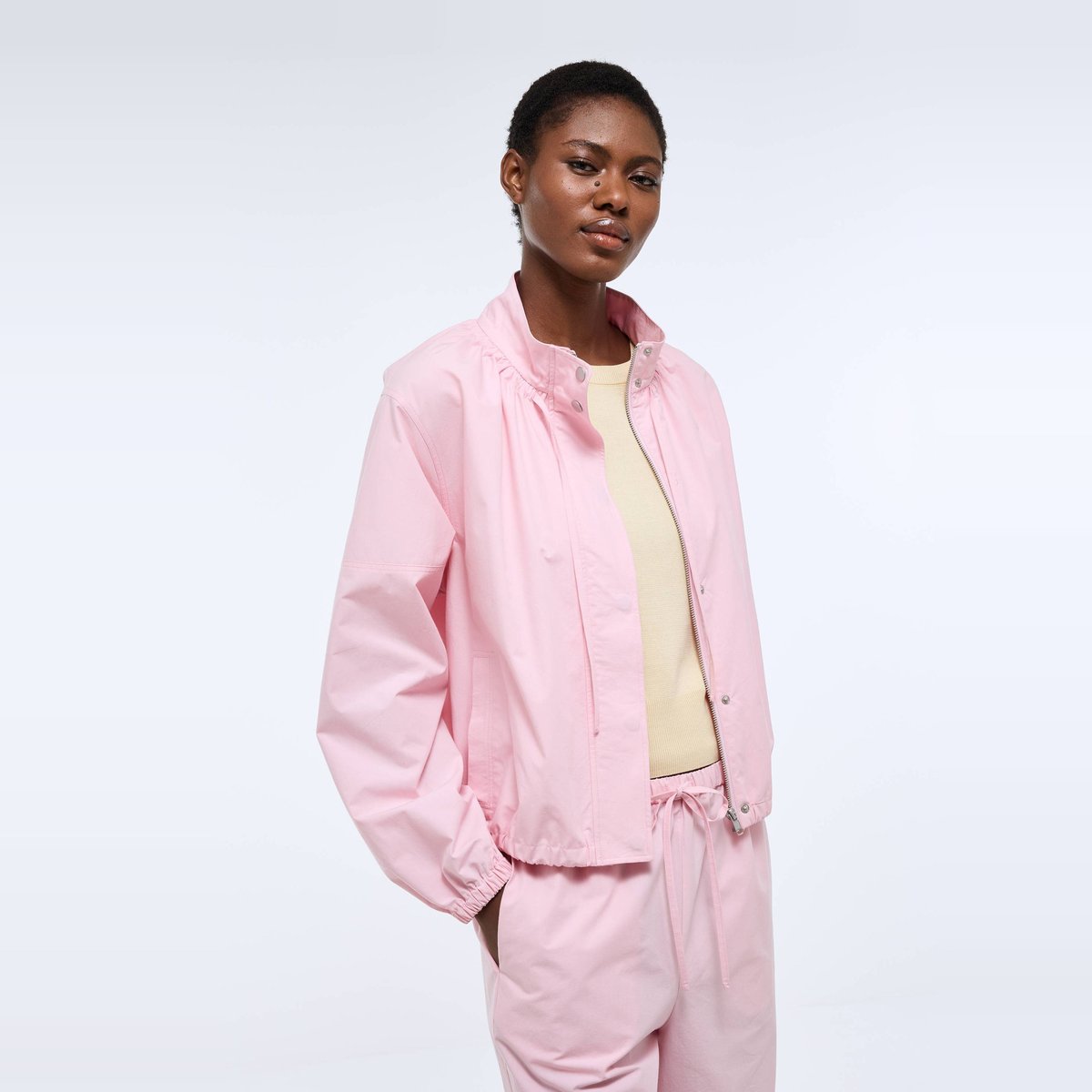 veste zippé à cordon phlox, MONOPRIX