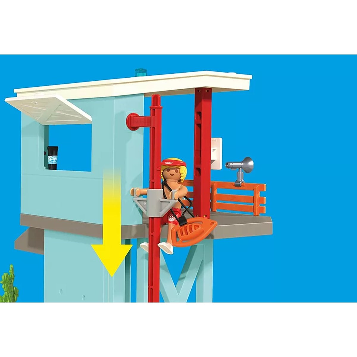 Poste de secours & voiturette de plage multicolore, PLAYMOBIL