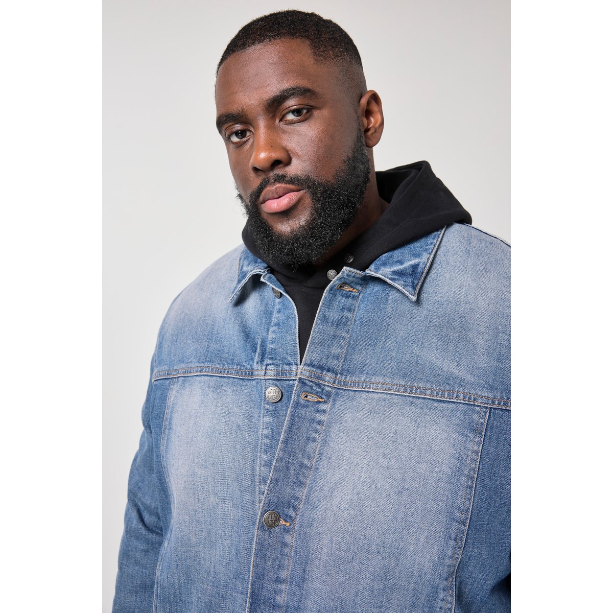 Veste en jean, style vintage pierre bleue, STHUGE