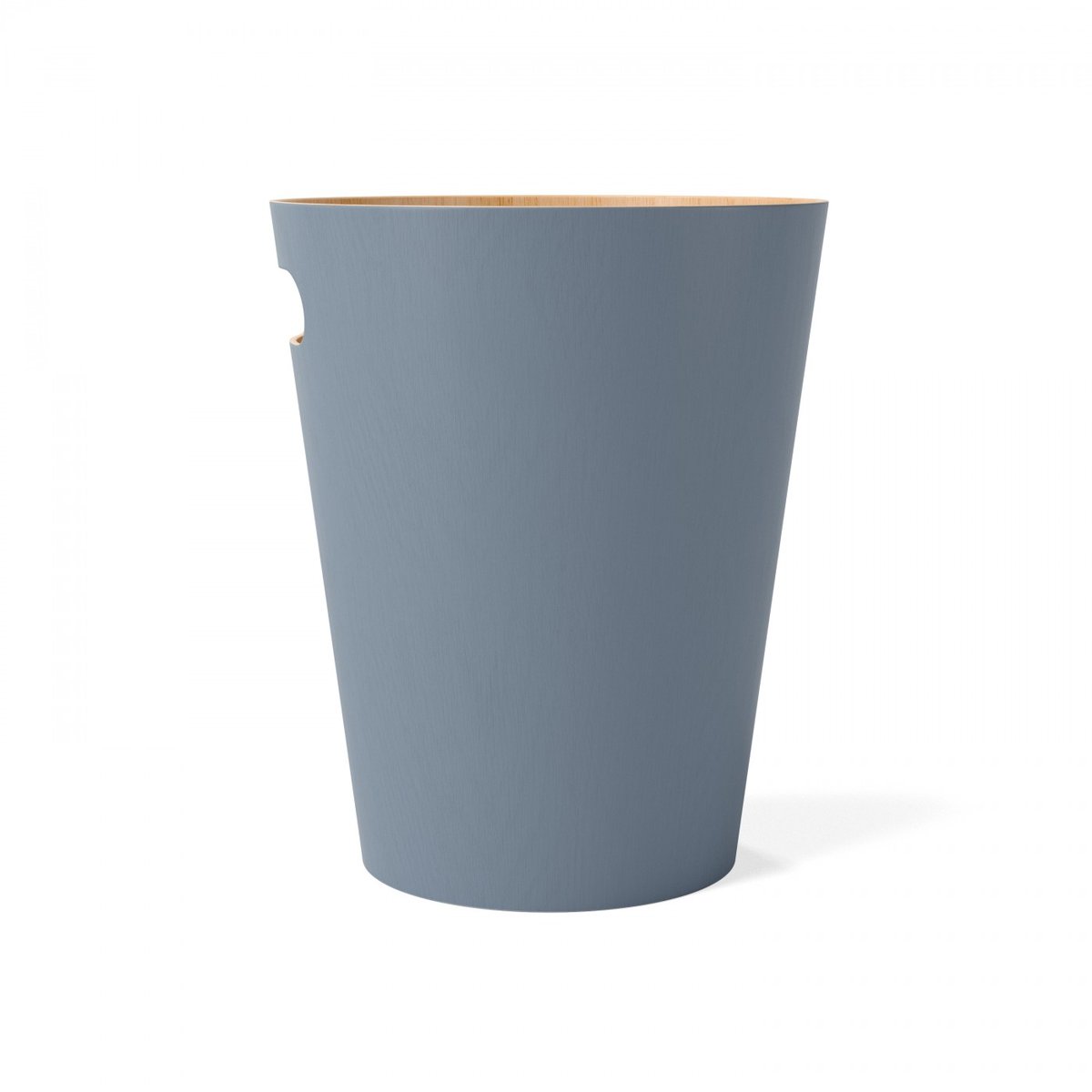 Corbeille à papier Woodrow gris bleu, UMBRA