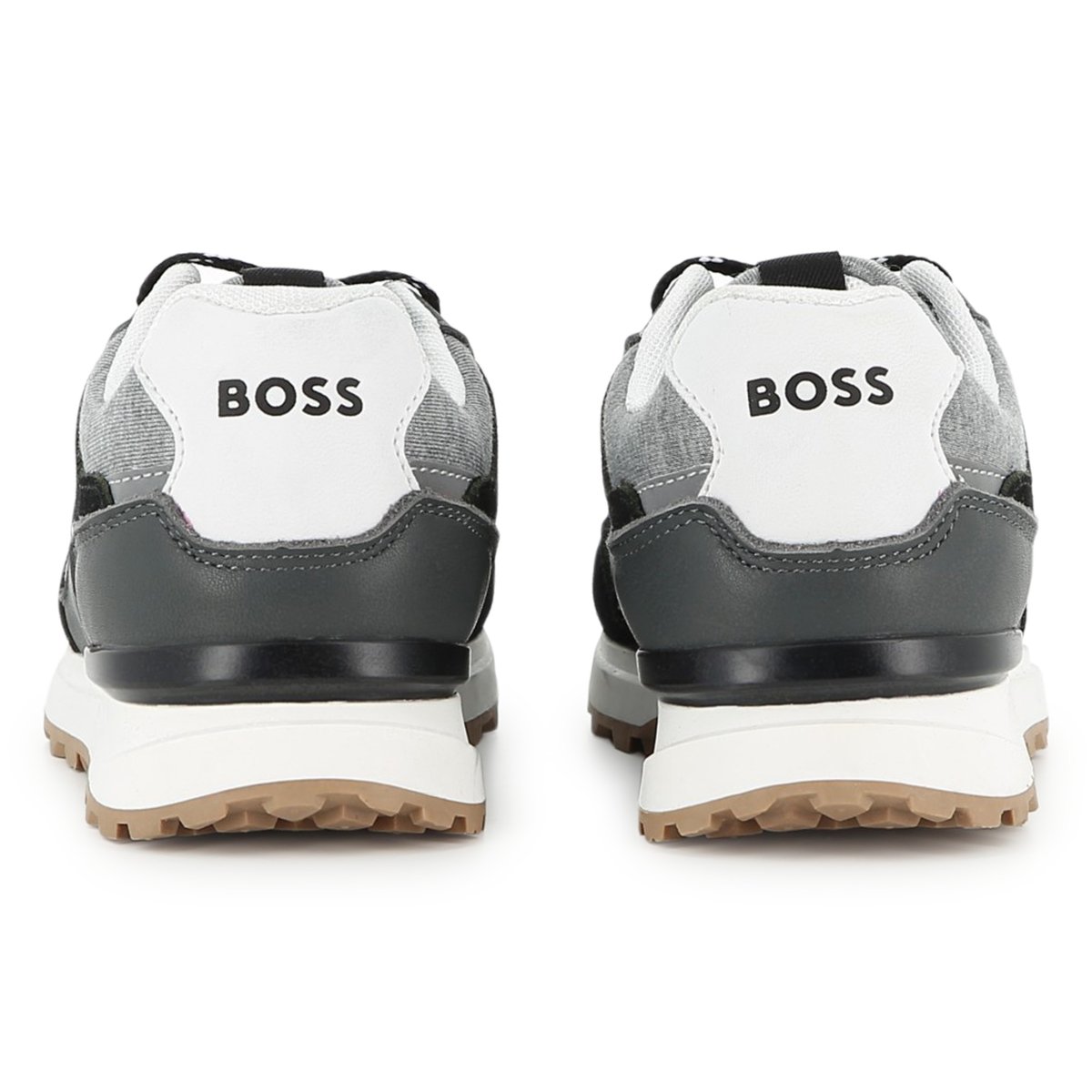 Baskets basses à lacets black, BOSS KIDSWEAR