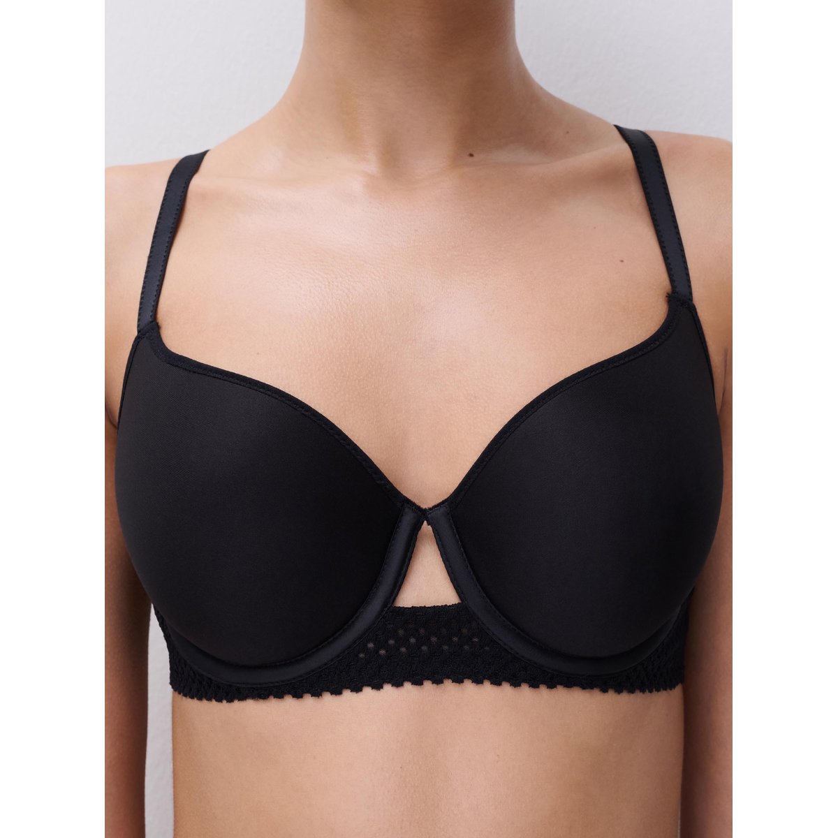 Soutien-gorge mémoire de forme emboîtant PLAY noir, CHANTELLE PULP