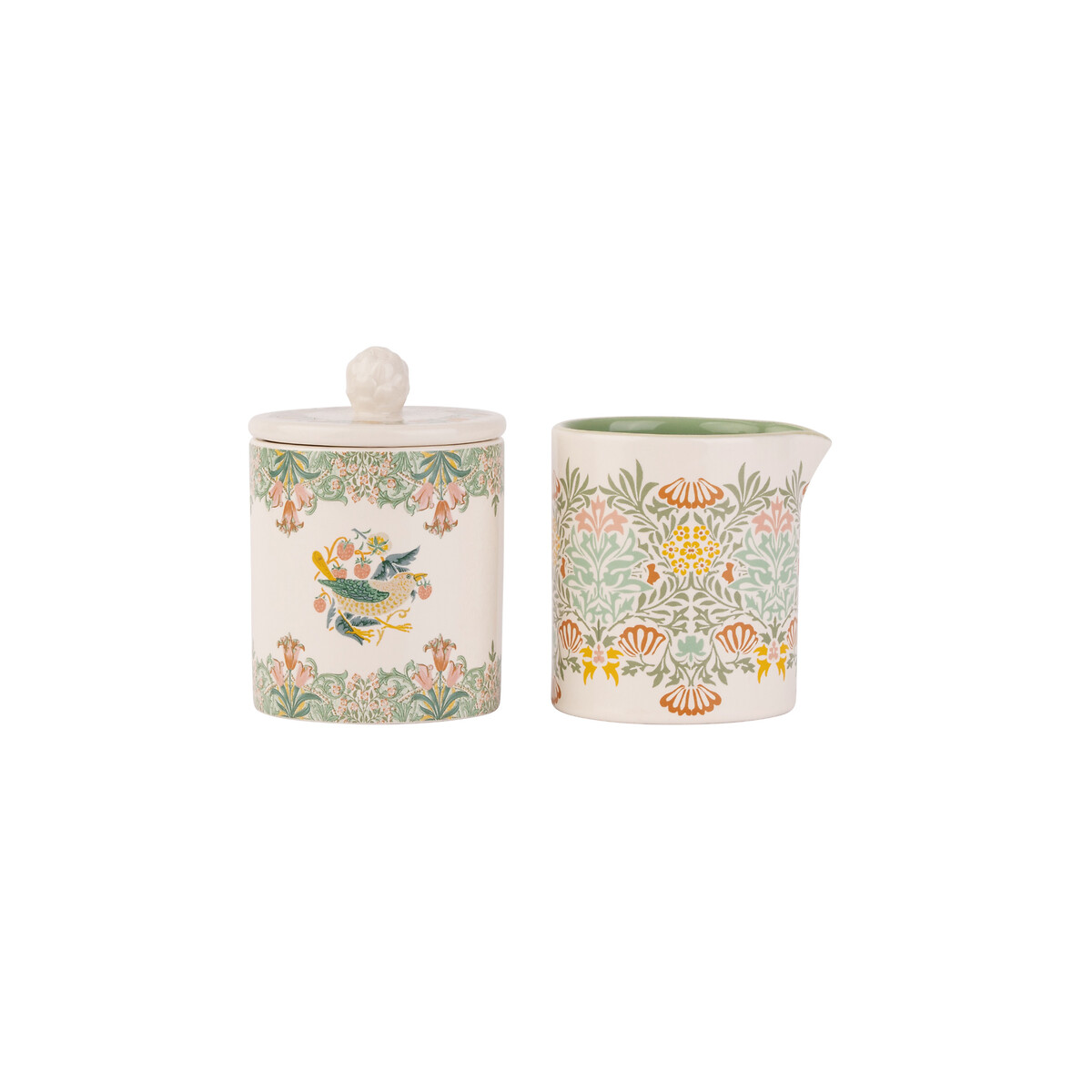 Kitchen Garden Sugar Bowl & Milk Jug Set multi-coloured, WILLIAM MORRIS AT HOME