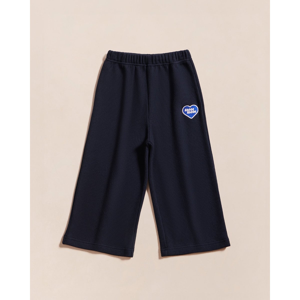 Pantalon en coton bio côtelé, CHANTILLY bleu - bleu nuit, EMOI EMOI
