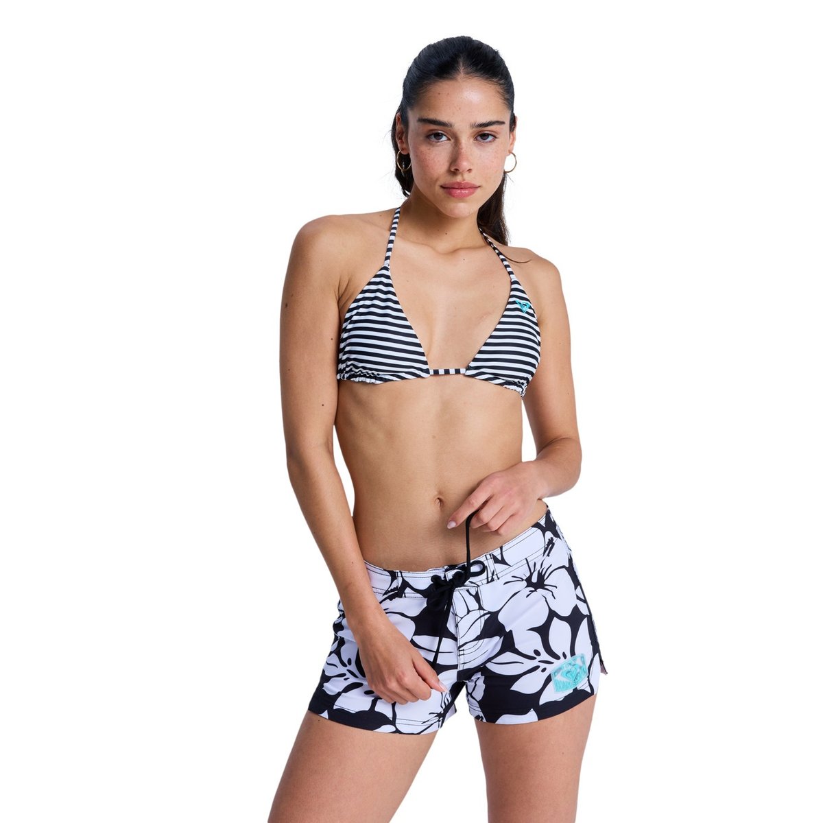 Boardshort TO DYE FOR 3". noir anthracite the big mo, ROXY
