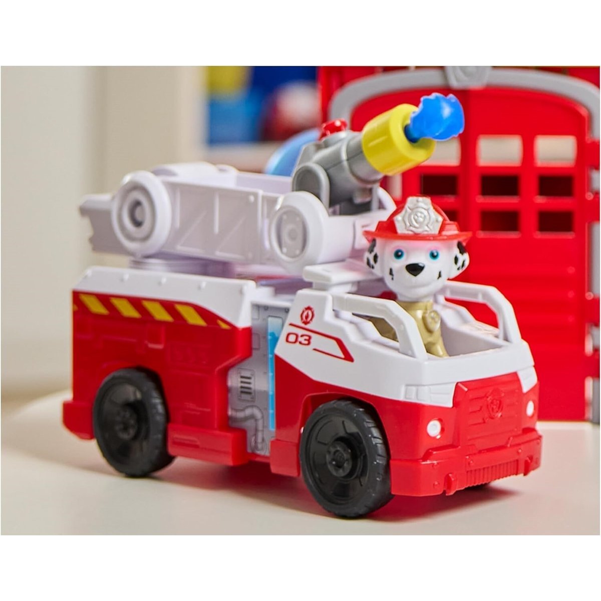 PAW Patrol - Pat Patrouille - Caserne de pompiers Fire Rescue multicolore, SPIN MASTER