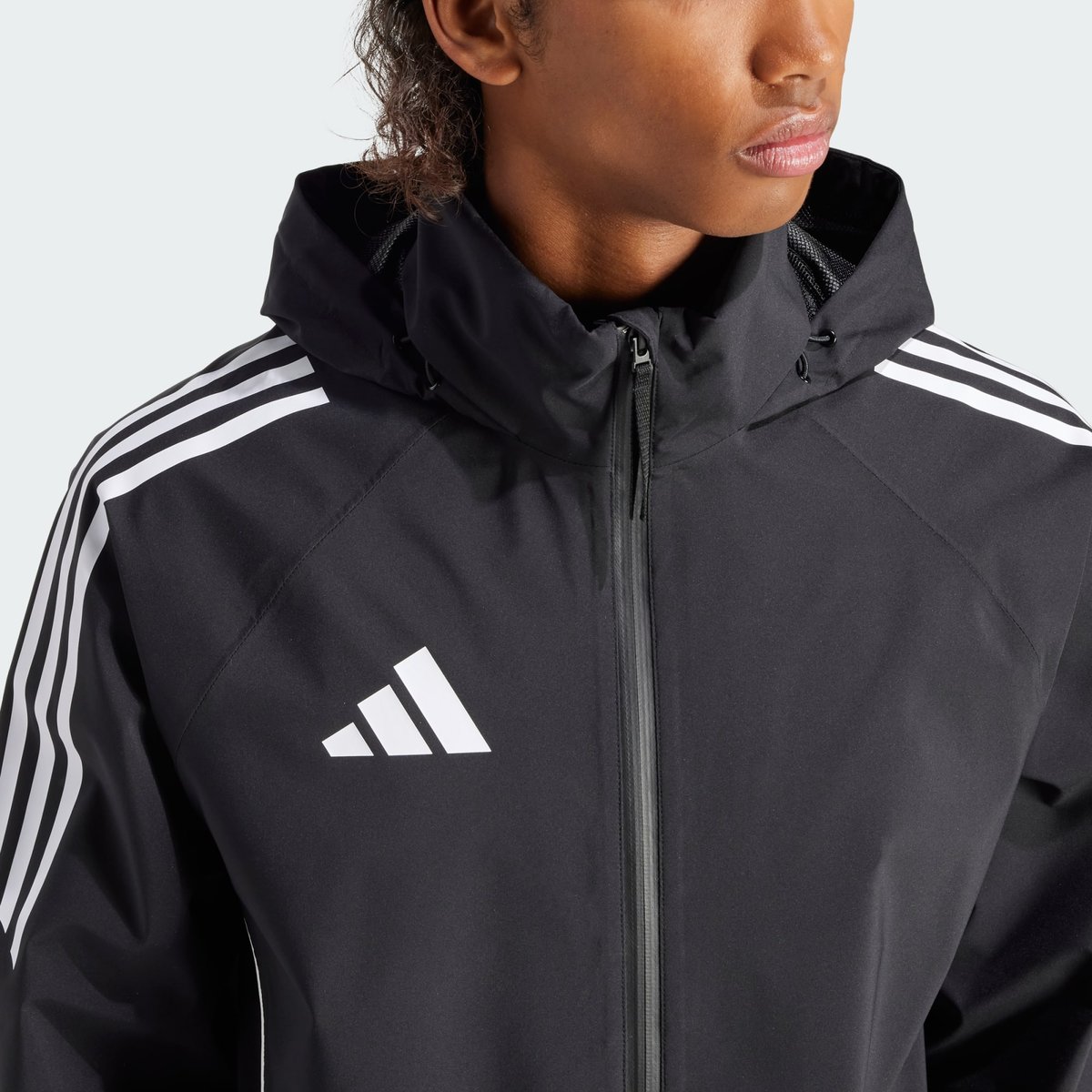 Veste de pluie Tiro 24 black / white, adidas Performance