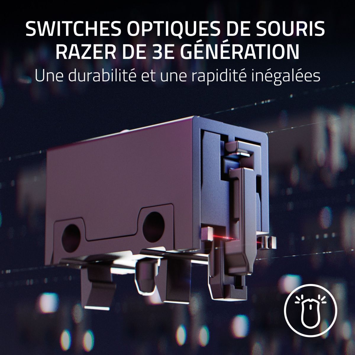 Souris Gamer Filaire BASILISK V3 35K Noir couleur unique, RAZER