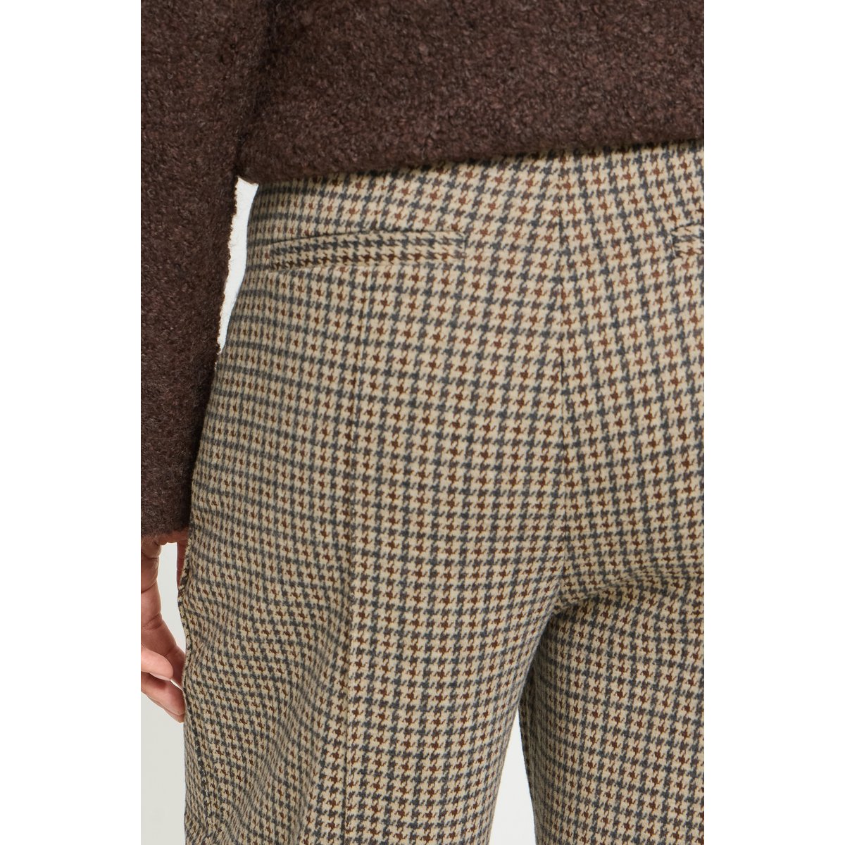 Décontracté marron brown check, ICHI