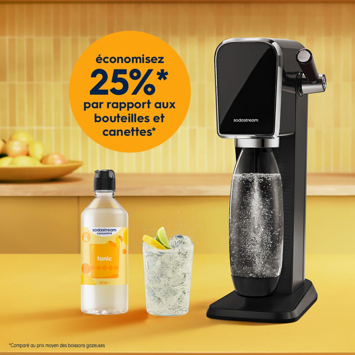 Concentré TONIC 440ml couleur unique, SODASTREAM