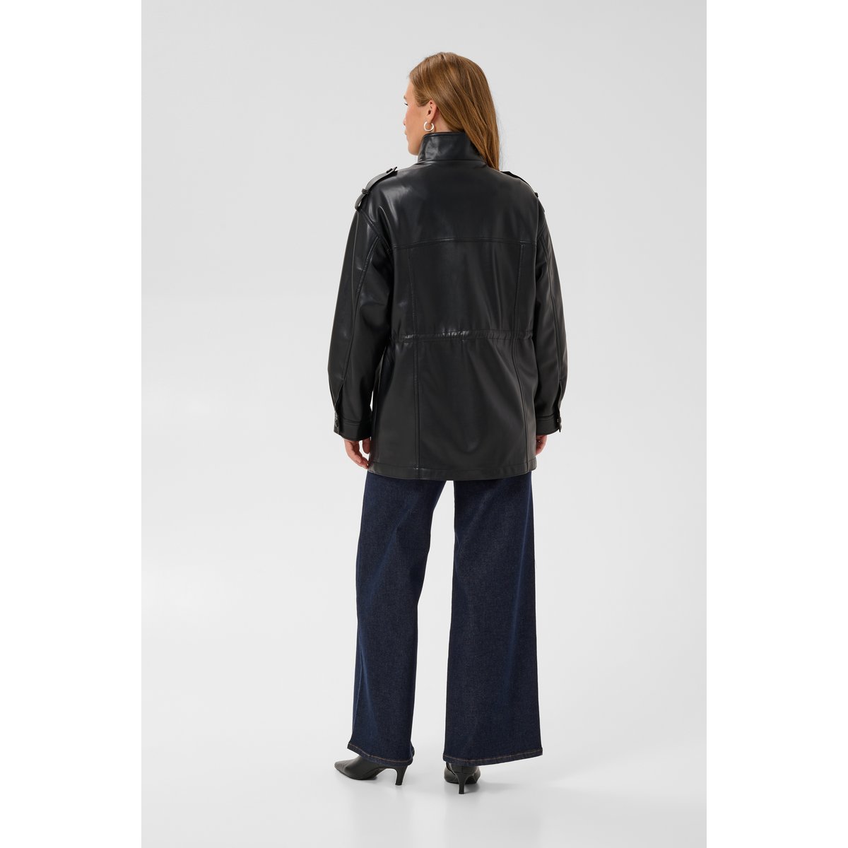 Manteau noir black deep, KAFFE