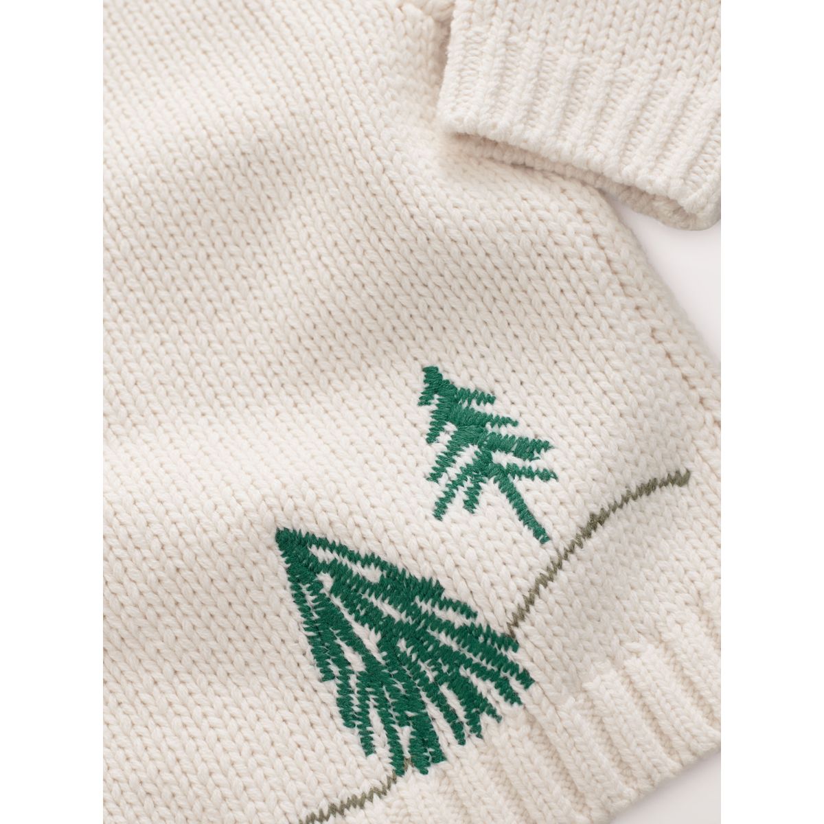 Cardigan à motif de noël pingouin crème, NEXT