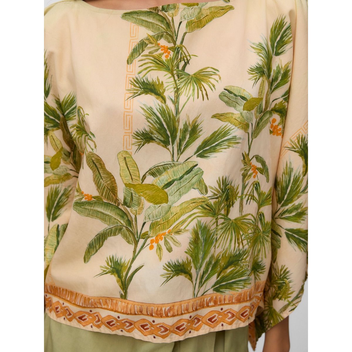 Blouse verte - nile, VERO MODA