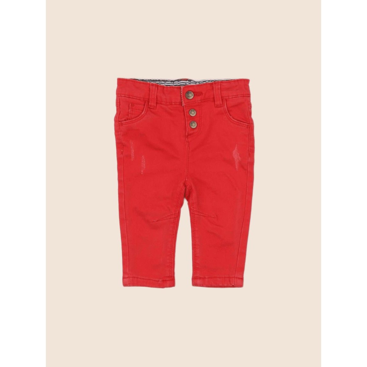 Pantalon doublé - Très bon état rouge, TAPE A L'OEIL