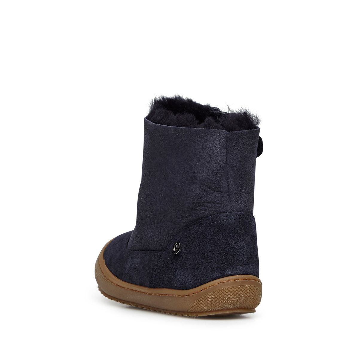 Bottines Doublées De Laine Cozy Hug marine, NATURINO