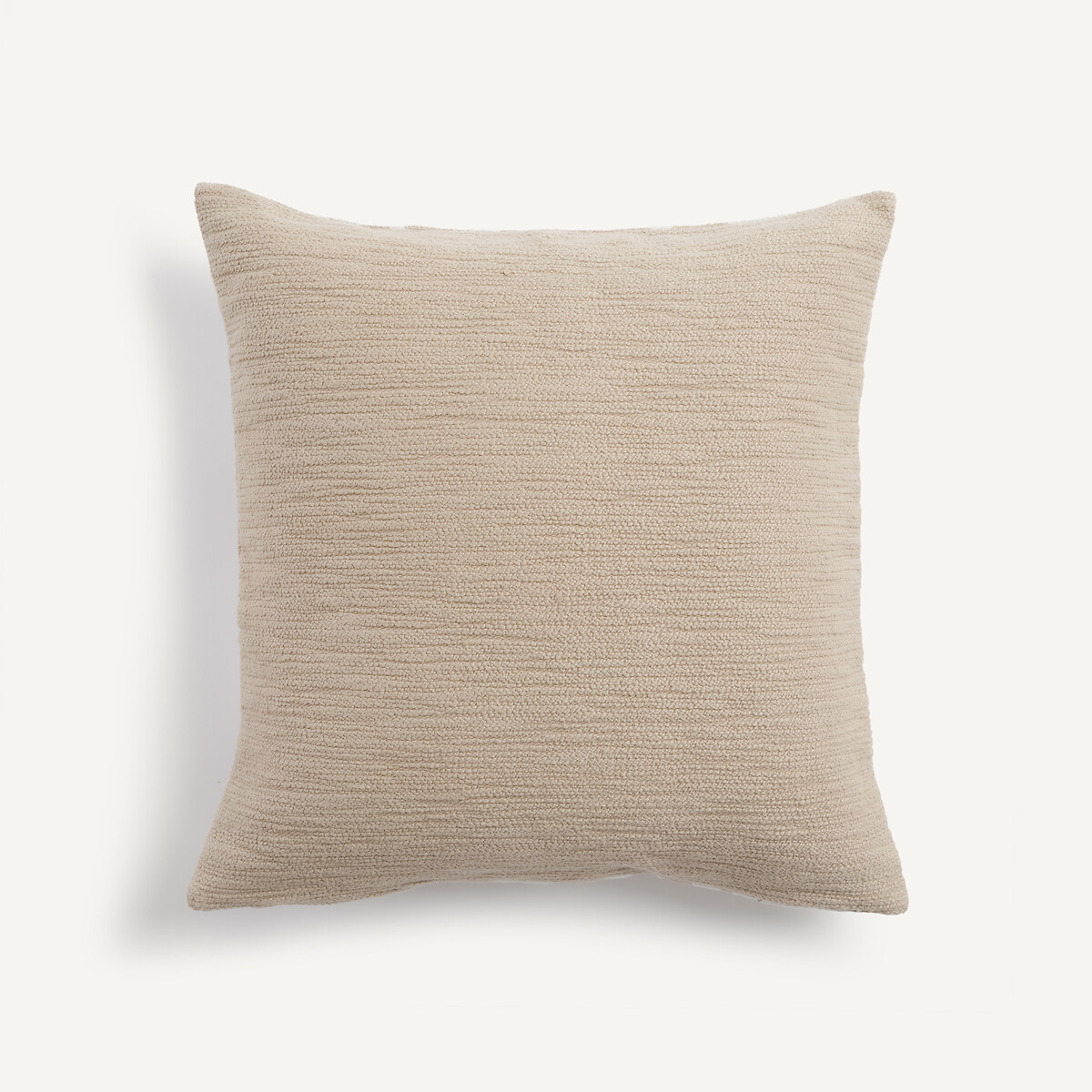 Housse de coussin, broderie bouclette, SOLONA ecru/beige, AM.PM