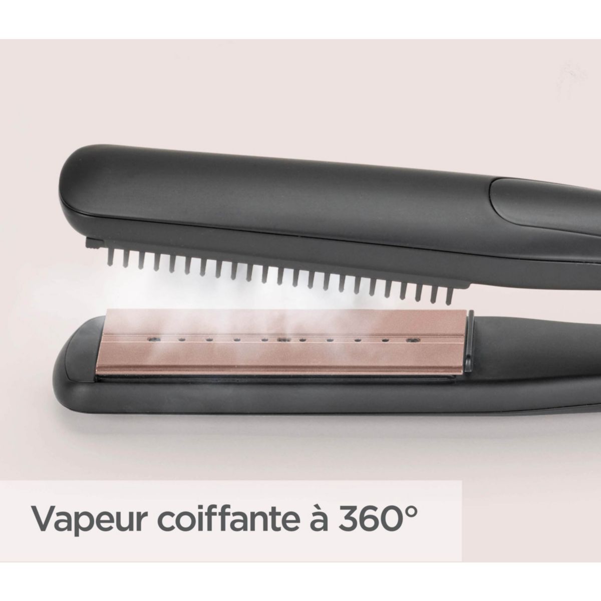 Lisseur vapeur Steam Radiance ST596E couleur unique, BABYLISS