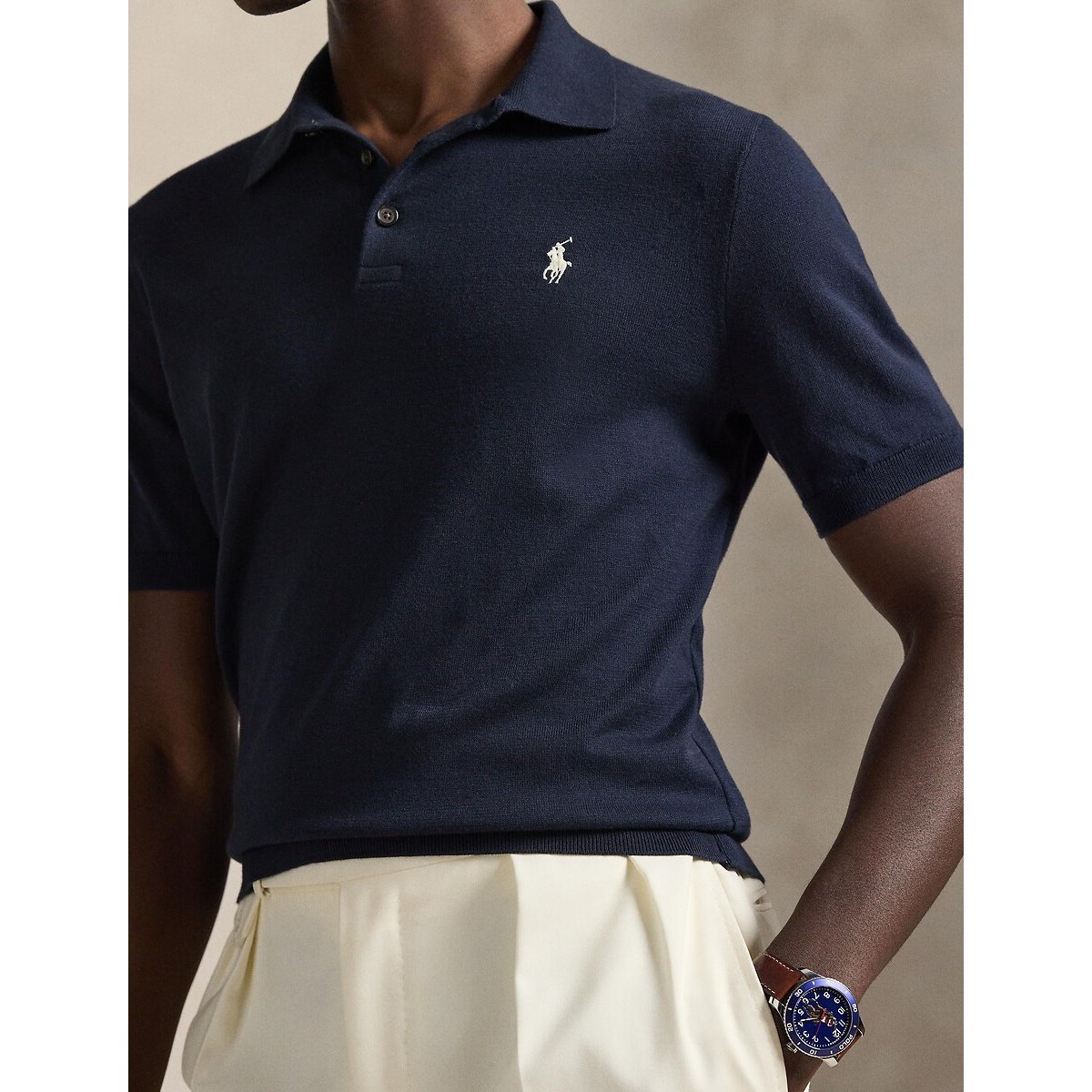 Cotton Polo Jumper navy, POLO RALPH LAUREN