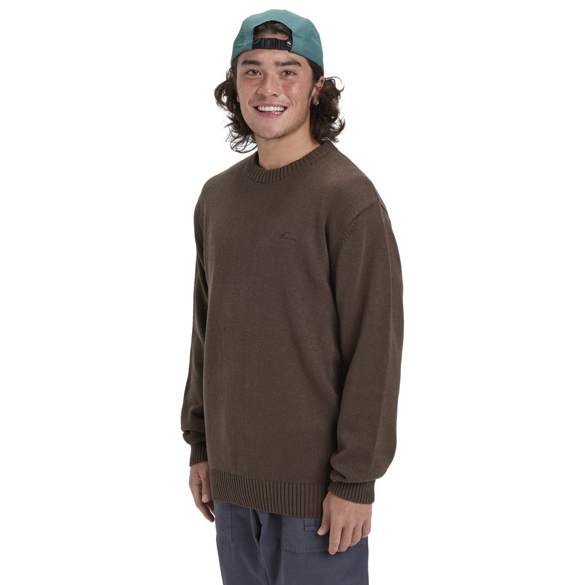 Pull SALT WATER marron chocolate brown, QUIKSILVER