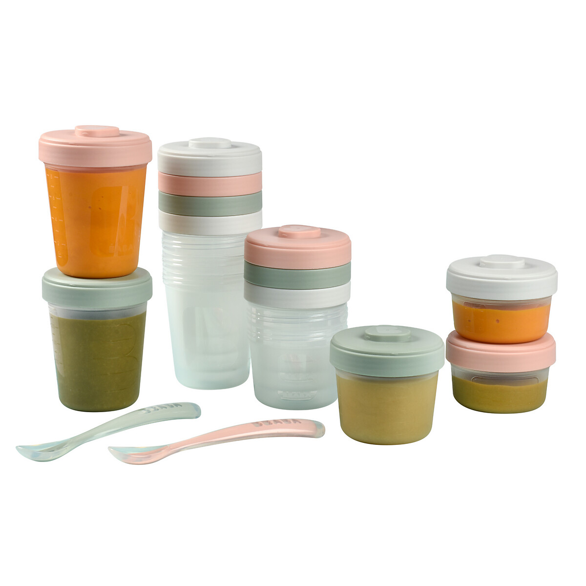 Pack 1er repas bébé eucalyptus multicolore, BEABA